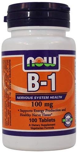 Acum alimente: B-1 Sistem nervos Sănătate 100 mg, 100 comprimate (6 ambalaj)