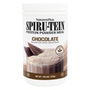 Naturas Plus SPIRU-TEIN, Ciocolata - 1.05 lb - Agitație de proteine pe bază de plante - non-GMO, vegetarian, gluten gratuit - 17 Serviri totale