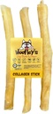 Woofley 12 Stick-uri inch Pure Colagen pentru câini (3 Număr) - Chews pentru câini de talie medie și mare - Bully Stick Rawhide Alternative
