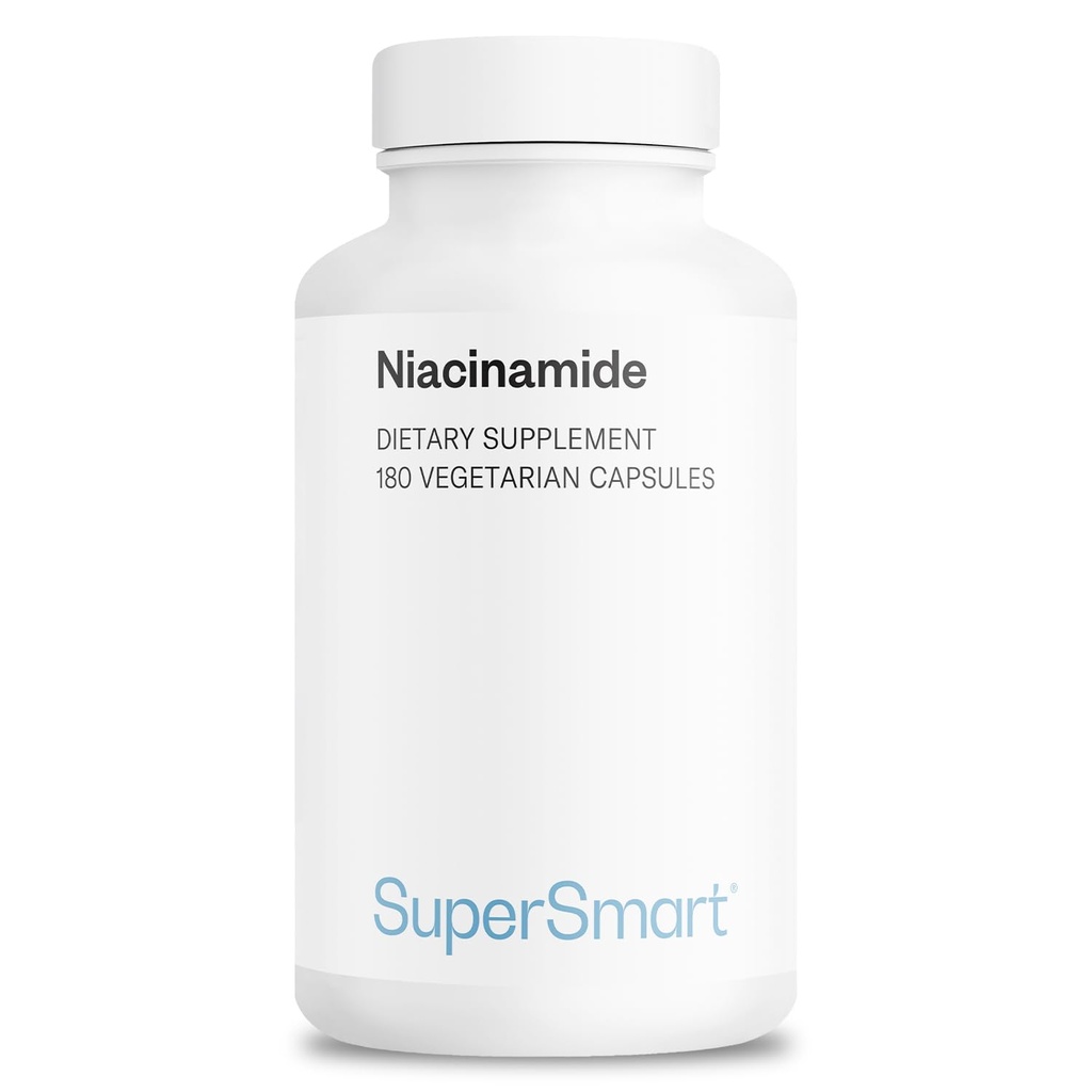 Supersmart - Niacinamidă Supliment 2000mg pe zi (Nicotinamidă) - Flush gratuit Vitamina B3 Niacină 