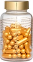 Pielea din interiorul pielii parului & unghii Colagen Supliment alimentar natural cu vitamina C și colagen marin, 30 zile de aprovizionare, 60 capsule