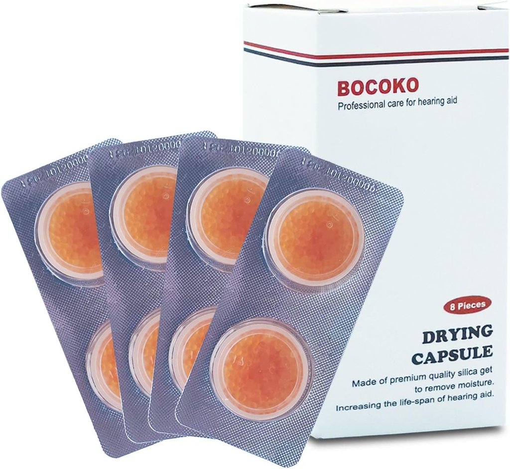 8 Piese de ajutor auditiv Distrugerea capsulelor C&C Dry-Cap pentru cazul Phonak, Starkey și Unitron Charger