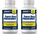 SUPER BETA PROSTATE Suplement Supplement for Men's Health - Reduceți excursiile la baie, Promovați somnul, golirea mai bună a vezicii urinare și prostată sănătoasă, Beta Sitosterol - 60 Conte (Pachet de 2)