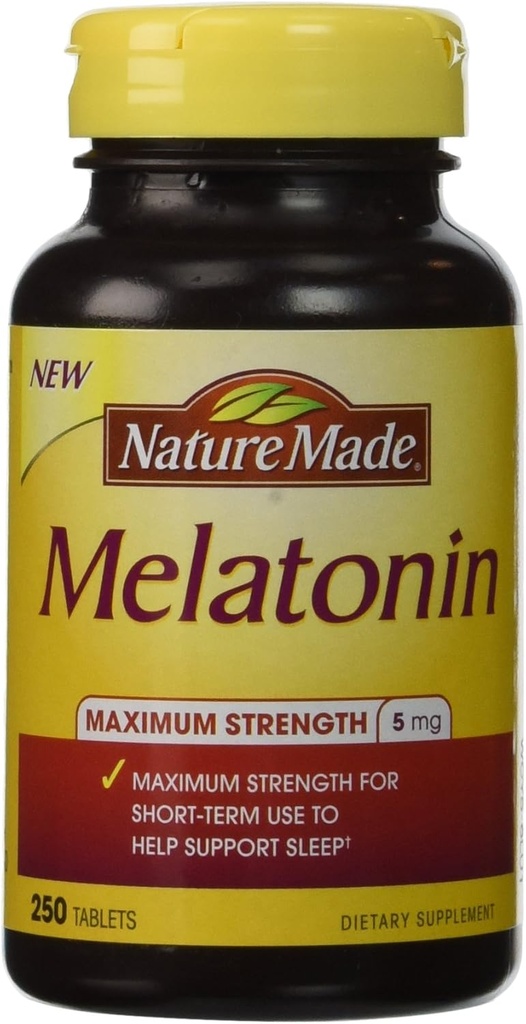 Natura Made® Melatonin 5 Mg., 250 comprimate