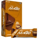 NuGo Proteine Bar, Unt de arahide, 11g Proteina, Gluten gratuit, 15 Conte
