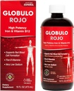 Globulo Rojo Supliment de fier - Supliment alimentar lichid cu vitamine de fier & B de mare potenta (Vegan) (1 ambalaj)