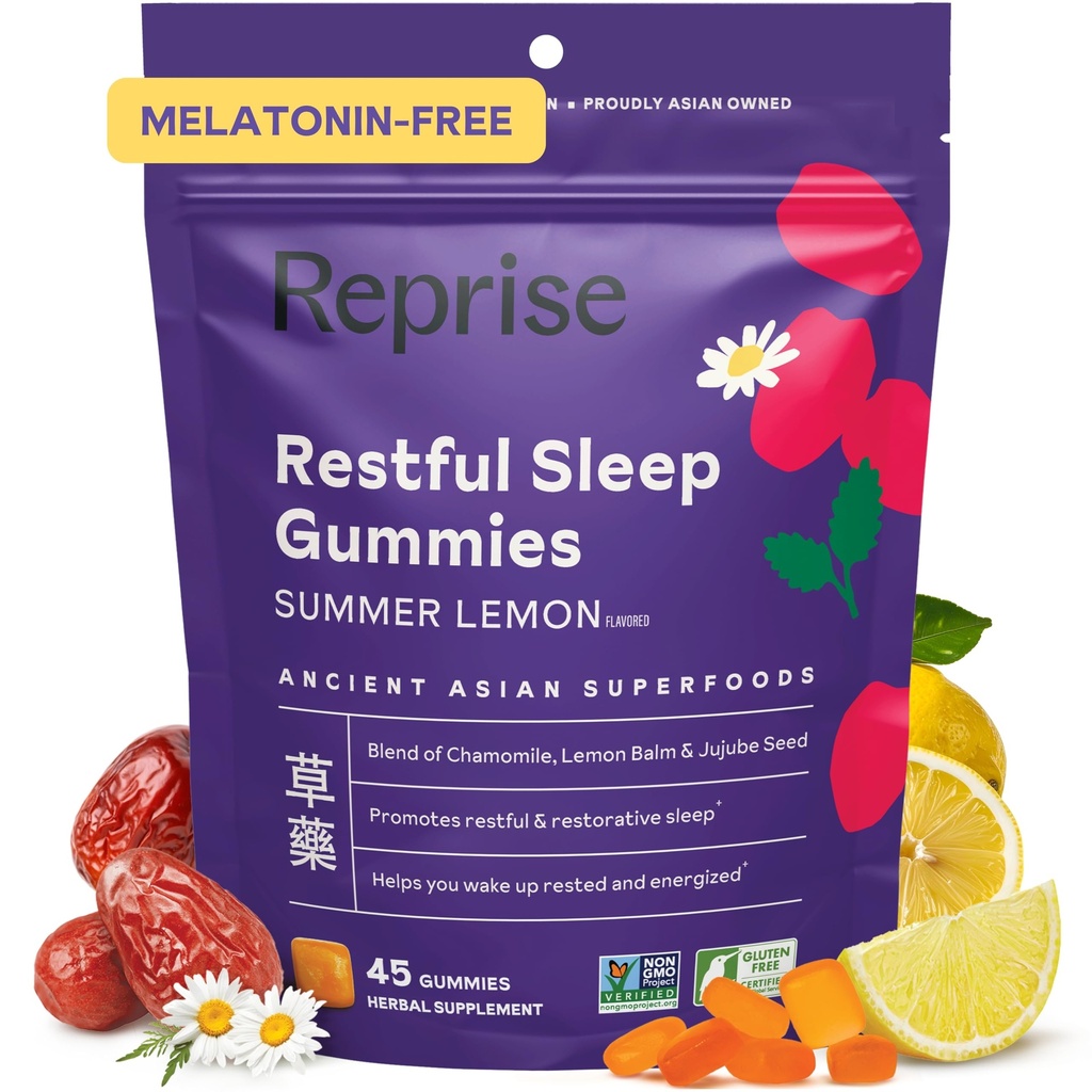 Melatonina gratuit de somn natural de ajutor Gummies pentru adulți 