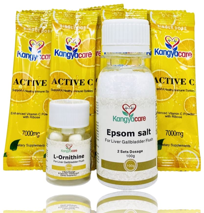 Flush - 1- Night Ficat şi vezica biliară Curățenie, Protocol de dezintoxicare hepatică - Curăță ficatul, vezica biliară și tractul & Colon & bile (2 doze)