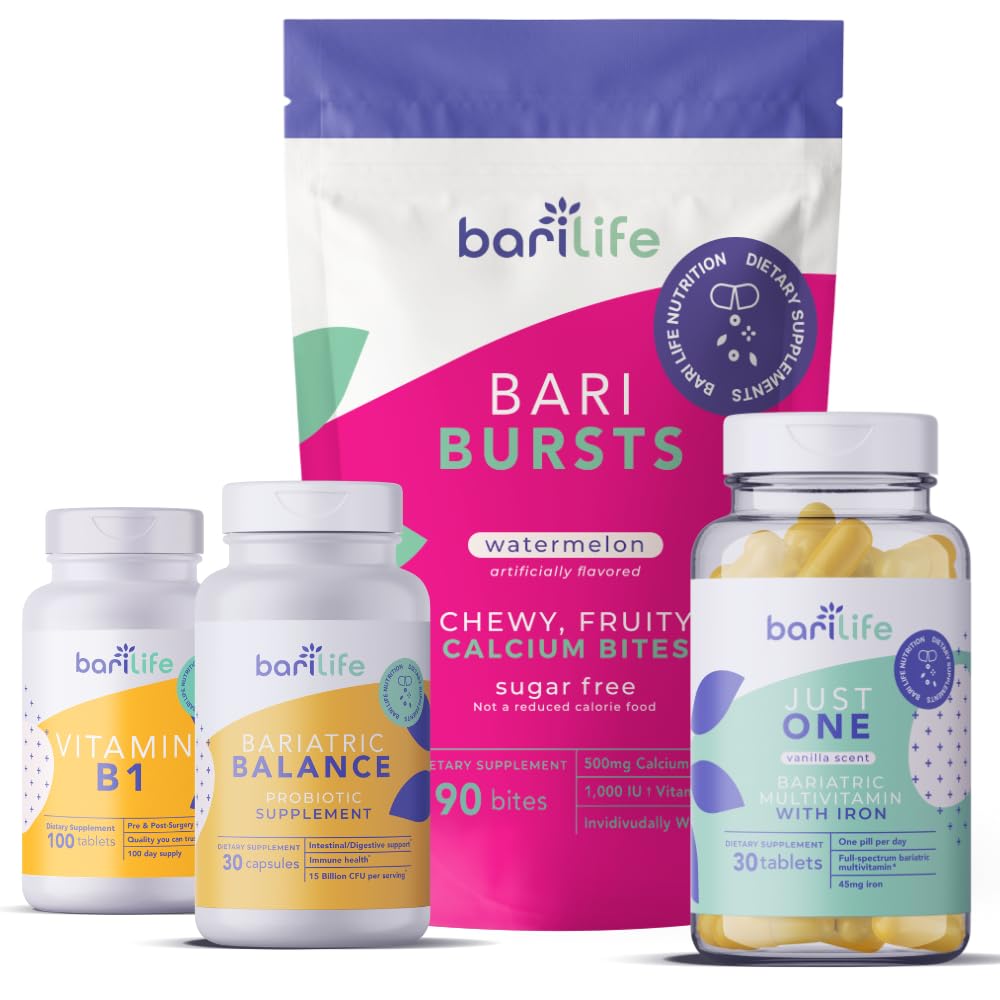 Bari Life Gastric Sleeve, Gastric Bypass Vitamina și Supliment Starter Kit (Watermelon)