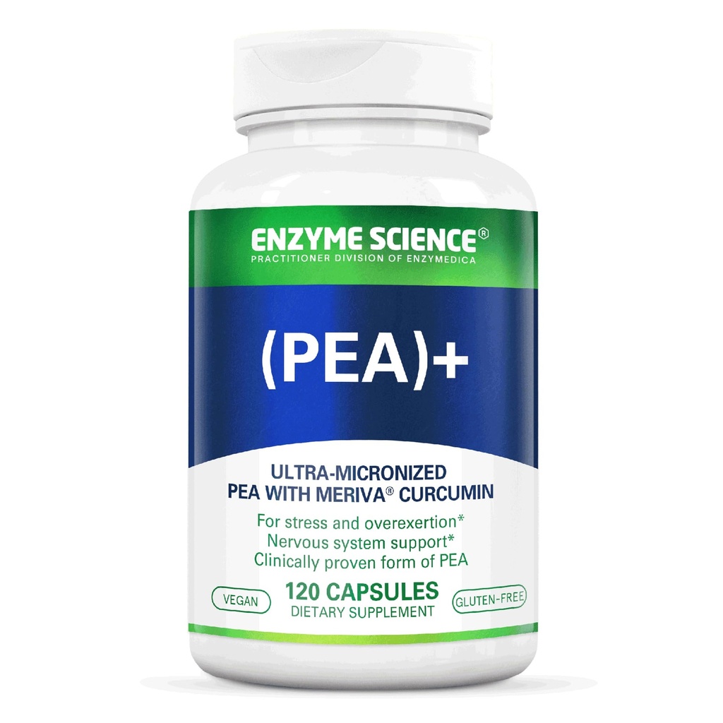 Enzyme Science Pea + Curcumina turmerica Suplimentul pentru suport fizic ajuta la sustinerea sistemelor nervoase, imune, si musculare - 120 capsule