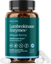 Potent Lumbrokinaza Supliment 40mg/Serving (Max Activity - 800.000 Unities) - Lumbrokinaza Enzymes Capsule pentru suport energetic, Digestion, Detox, Cognition & Gut Health - Similar cu Nattokinaza