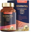 Resveratrol Supliment suplimentar de putere cu Berberine Quercetin extract verde de struguri extract extract de semințe de polifenol antioxidant Supliment antioxidant & inima suport 120 capsule