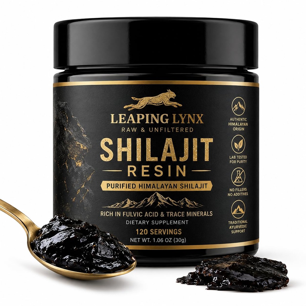 Himalayan Shilajit Resin [1000 mg] Pure łajit Organic Natural  Produse minerale de urmărire
