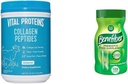 Proteine vitale Colagen Peptides (24 Oz) & Benefiber Prebiotic Fiber Supliment nearomat (17,6 Oz)
