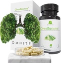 OMNIBRREATHE wellness respiratorie Lung Supliment, Renunţă la fumat Ajutor de sprijin Renunţă la fumat, Plămâni Detoxifiere pentru fumători, cu Mullein Leaf Extract pentru Plămâni Clear Mucus,60 Veg Capsule