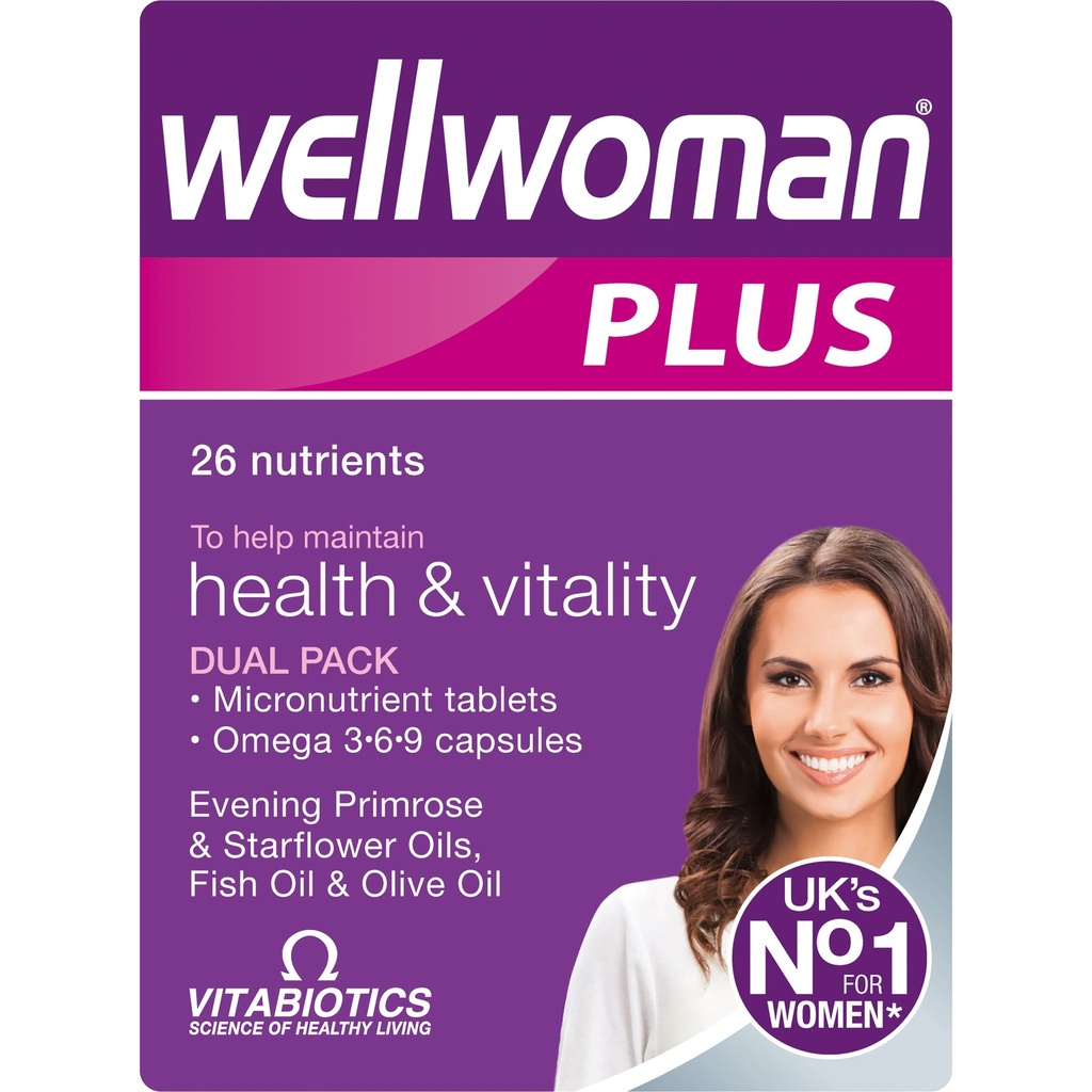 Vitabiotice Wellwoman Plus Tablets 56 Capsule