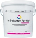 Breeder's Edge in between for her, Daily Multivitamine for Breeding Dogs and Cats, Fills Nutritional Gaps, and Supports Moms in Between Breeding, 360 ct Cat & Small Dog