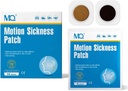 MQ 42ct Motion Sickness Patches Non Drowsy, Sea Sickness Patches for Cruise Travel Essentials, Waterproof Patch behind Ureche for Car Airplane Altitudine Boala, Long Last 72H