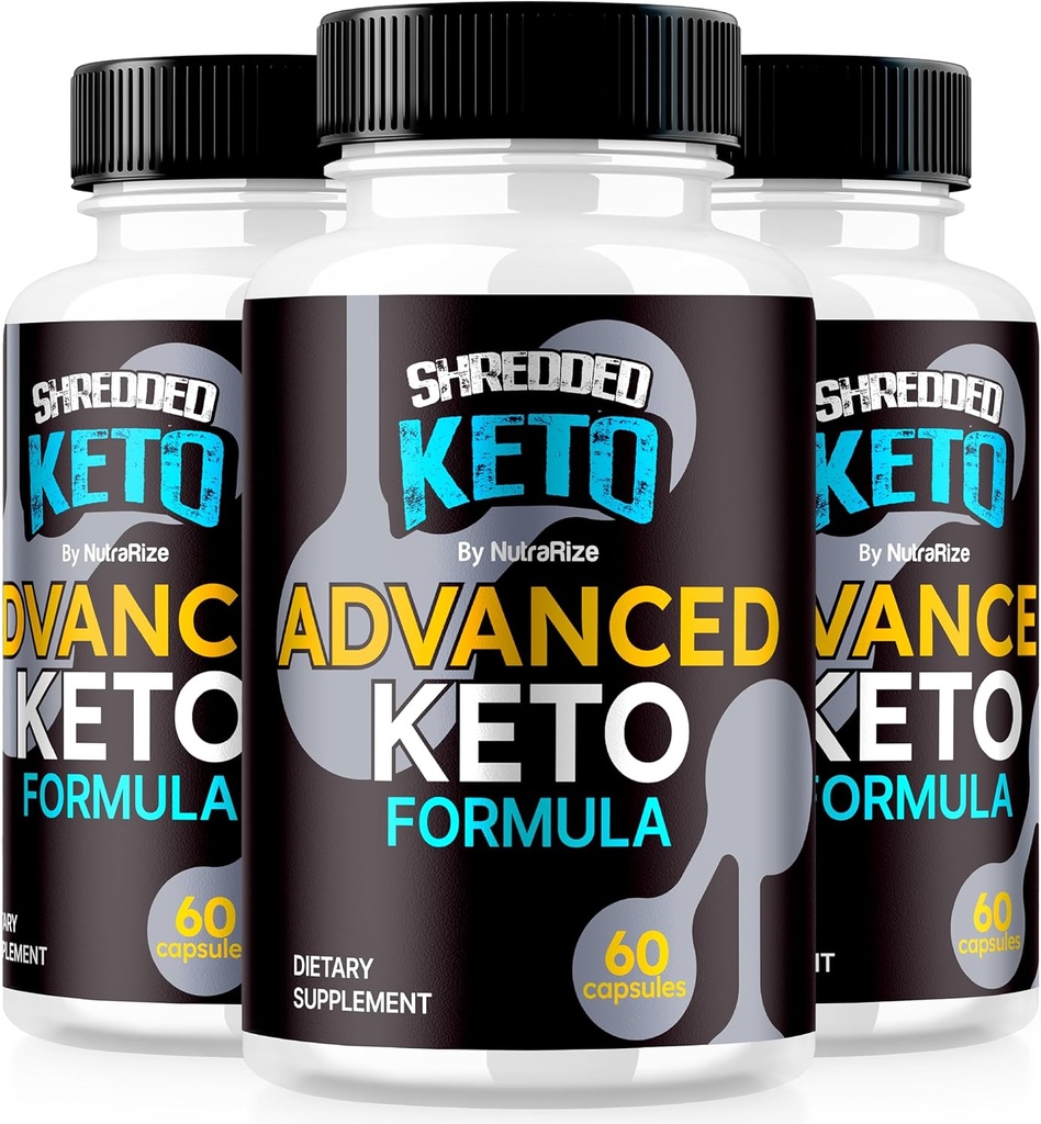 (3 ambalaj) Pastile Keto shred, capsule Keto Premium Shred pierdere în greutate, Toate suplimentele naturale Keto pentru a sprijini fitness și obiectivele corpului, Recenzii oficiale ShrededKeto (180 capsule)