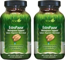 Irwin Naturals EstroPause Menopause & Women’s Health Support – 80 Liquid Soft-Gels – Gentle Hormonal Balance Formula - 2 Pack