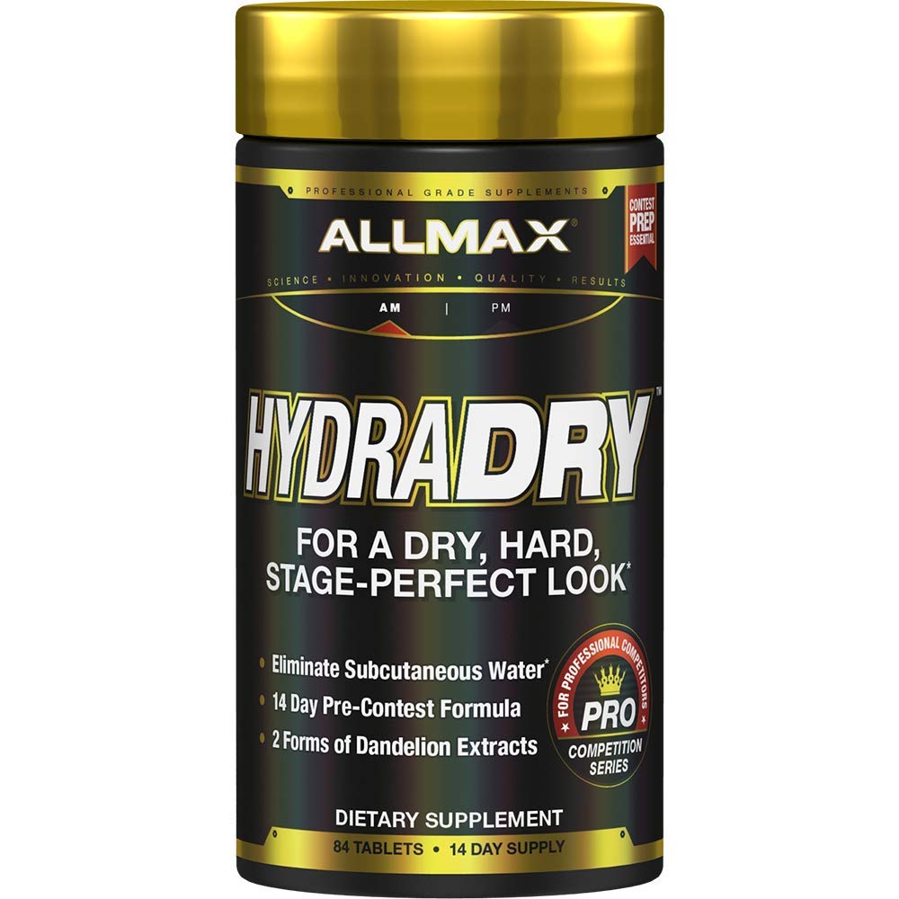 ALLMAX Nutrition HydraDry, 14-Day Pre-Contest Water Loss System, 84 comprimate
