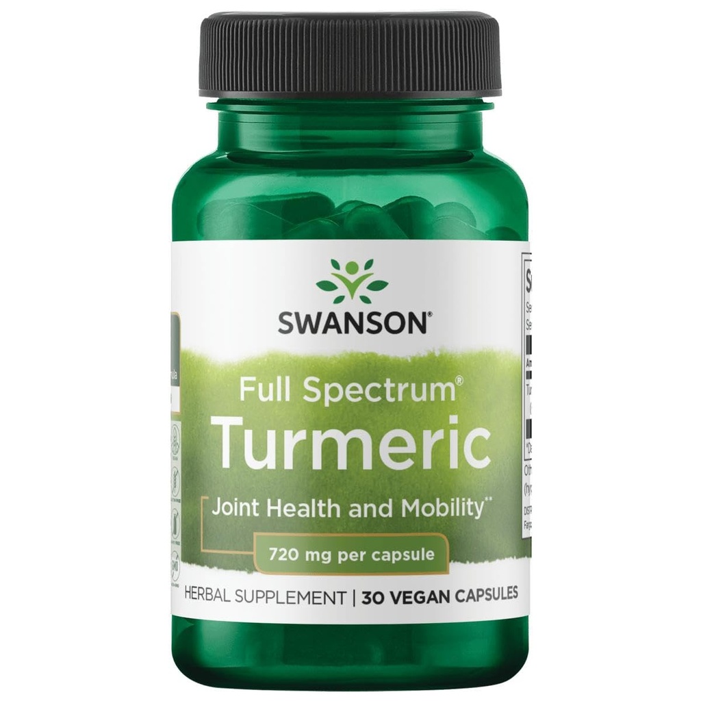 Swanson Turmeric 720 Milligrame 30 Capsule