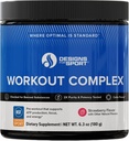 Design-uri pentru Sport Workout Complex - NSF Certified for Sport Pre Workout Powder - L-tirozine, Acetil L-Carnitina, Creatine & Cofeina pentru a sprijini antrenament de recuperare, energie și focus (6,3 oz)
