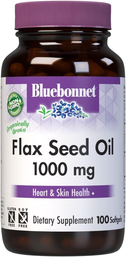 BlueBonnet Nutriție Ulei de semințe de in 1000 mg