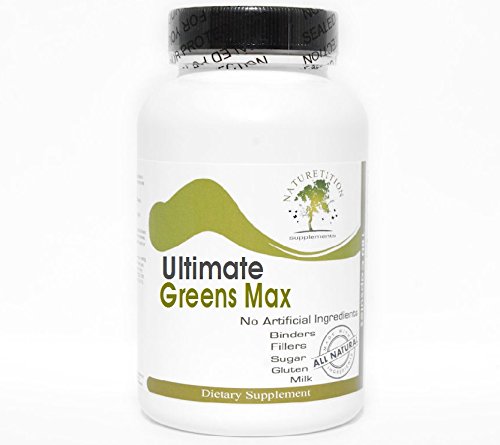 Ultimate Greens Max - Kelp Bladderwrack Dulse Clubmoss Irish Moss Gentian ~ 90 Capsule - Fără aditivi ~ Suplimente naturiste