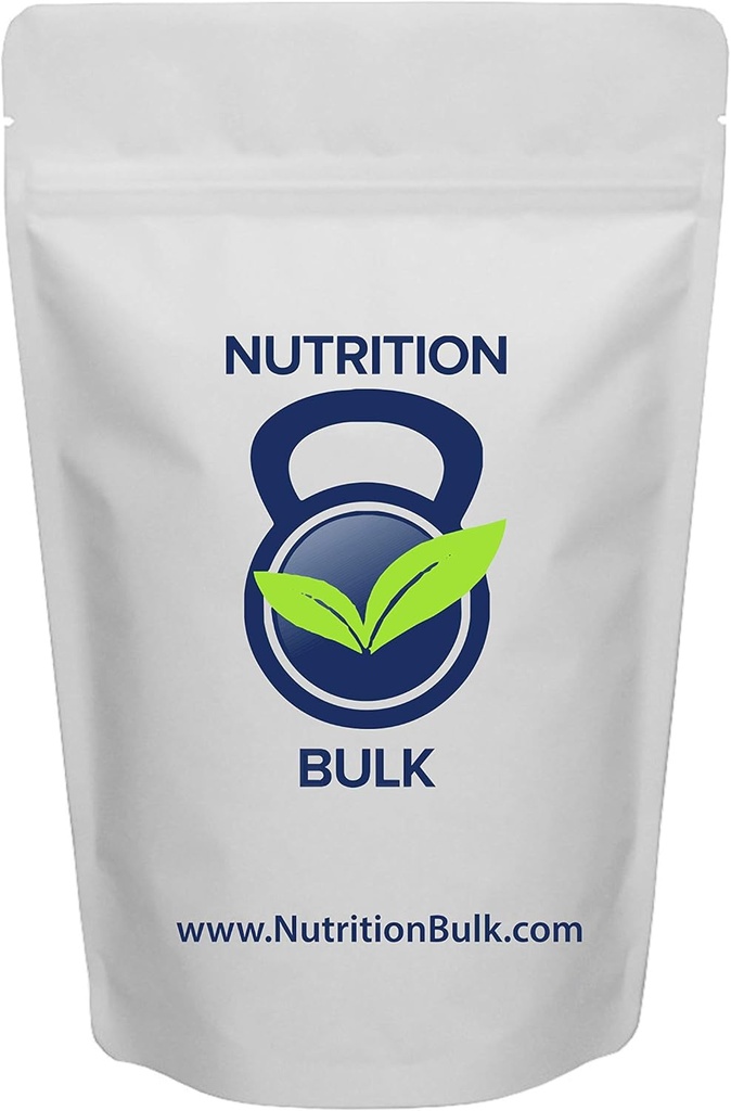 Vitamina B12 - NutritionBulk.com, 1% Cyanocobalamină pulbere, Energie, Sistem nervos Sănătate, Gluten-Free, Non-GMO, Vegan, Nu Fillers (500g)