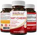 Capsulele de cireşe PURELY benefice pentru tarte 6000 mg, Extra Putere tartă Montmorency Extract de cireşe, Acid uric Flush pentru comfort comun, Antioxidant & Immune suport, non-GMO, Gluten gratuit, 120 Conte