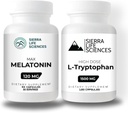 1500mg L-triptofan & 120mg Melatonin Bundle 