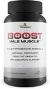 Boost Masculin - Rezistenta maxima Suport prostata pentru barbati - Promovarea golirea vezicii urinare zi și noapte - Suport îmbunătățit fluxul de sânge cu ceai verde - Bărbați