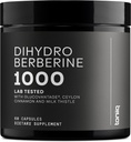 Dihydroberberine Supplement - Ultra High Potency 1,000mg Formula with GlucoVantage, 10:1 Ceylon Cinnamon & 50:1 Milk Thistle - Third-Party Lab Tested