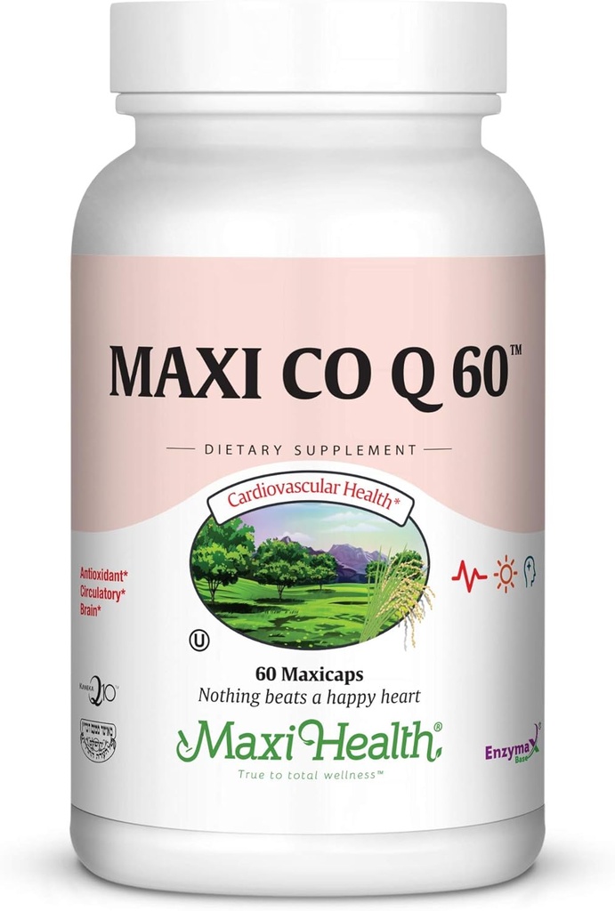 Maxi Health Co Q 60, 60 Mg, 60-conte