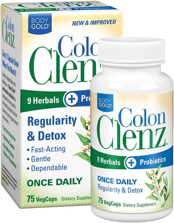 Body Gold Colon Clenz Regularitate & Detoxifiere Formula 