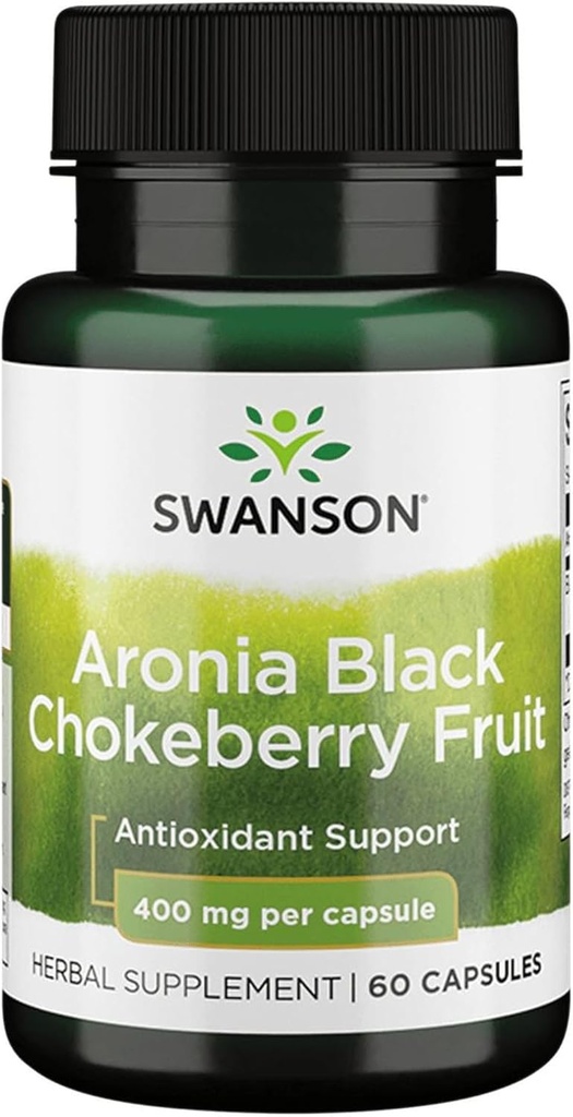 Swanson Full Spectrum Aronia (Chokeberry) 400 Milligrame 60 Capsule