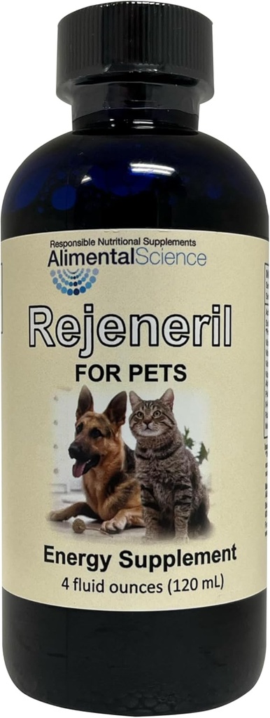 Rejeneril-FP 4 oz până la 240 Serviri în mod natural ușura oboseala la animale de companie Creșterea energiei Apetit normal de sprijin imun Cat și formarea de animale de companie supliment mineral antioxidant longevitate Vitalitate