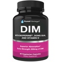 Pure DIM Supliment 250mg Diindolilmetan Plus BioPerine și Dong Quai - Hormone Echilibru de sprijin pentru femei și bărbați, Menopause & Suport estrogen - 90 Capsule vegetariene
