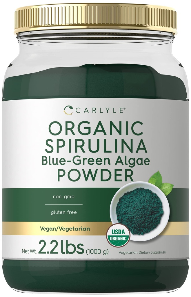 Carlyle Organic Spirulina pulbere 2,2 lbs 
