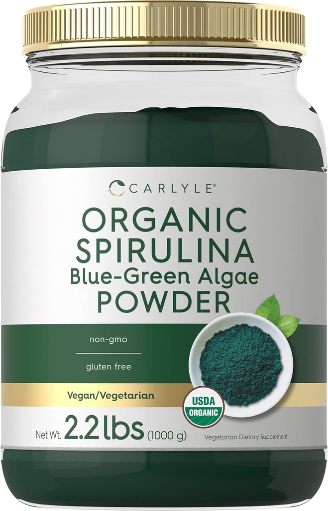 Carlyle Organic Spirulina pulbere 2,2 lbs 