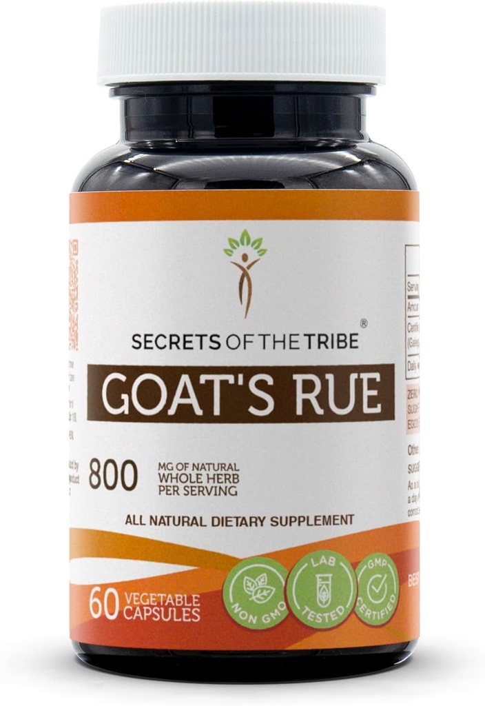 Secretele Tribului Caprei Rue 60 Capsule, 800 mg, Rue Caprei (Galega officinalis) Herb uscat (60 capsule)
