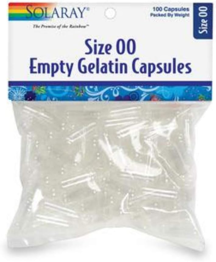 Solaray Capsule goale Dimensiune 00 (Bag)