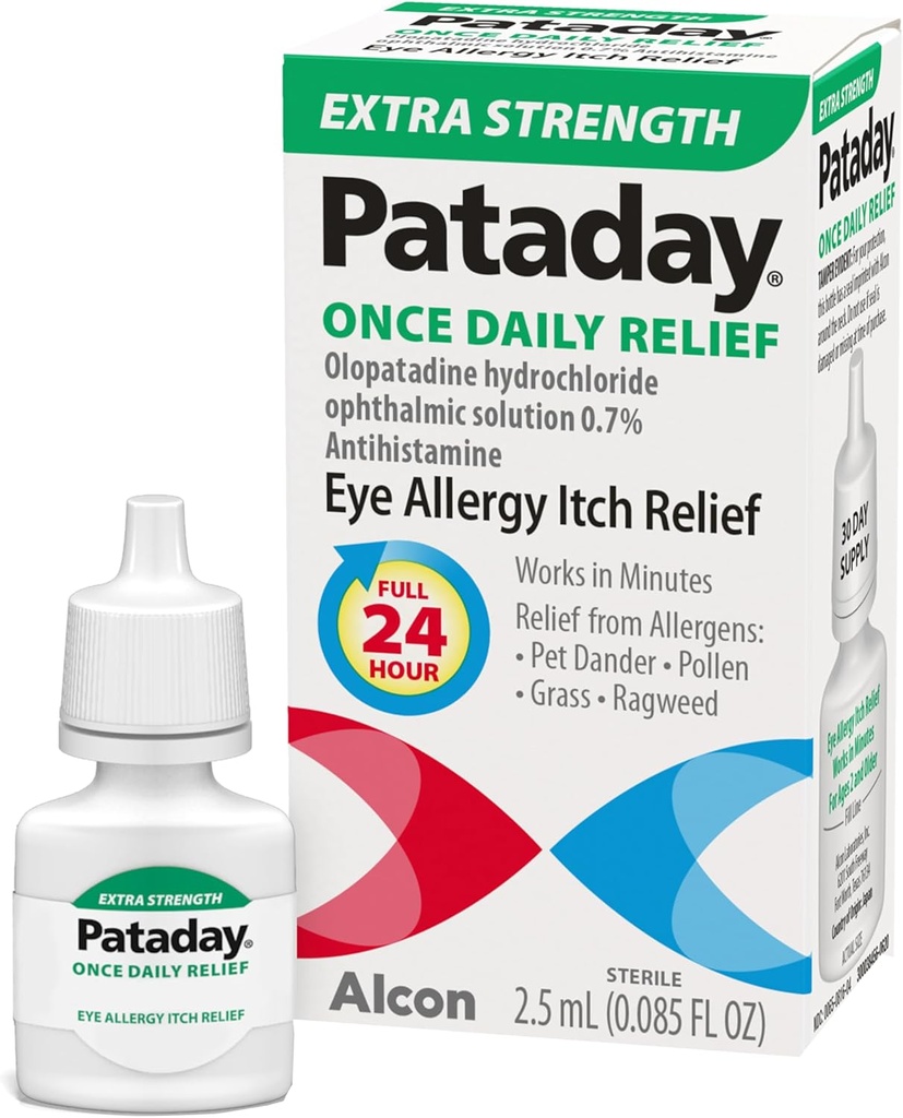 PATADAY O dată pe zi Extra Forţă de relief 2,5ml, Clear, 1 ambalaj