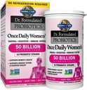 30 Capsule O dată pe zi Dr. Probiotice Formulate pentru femei 50 Miliarde CFU 16 Tulpini probiotice cu prebiotice organice pentru Digestive, Vaginal & Imune sănătate, Dairy Free. 1 Pack
