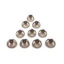 Ajutor auditiv Domes Smoky Gray Sfaturi piese ureche confortabil pentru Open Fit BTE sunet amplificator PSAP Kit invizibil 10mm (L * 10)