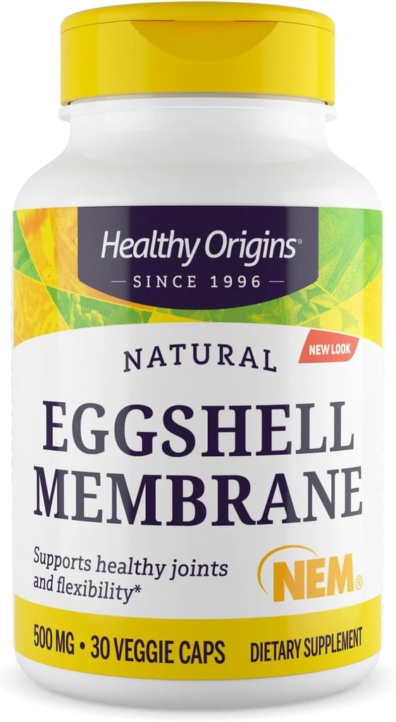 Origine sănătoasă Eggshell Membrane 500 mg (NEM, Non-GMO, Gluten Free, suport comun), 30 Veggie Caps