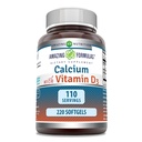 Formule uimitoare Calciu cu vitamina D3 220 Softgels Supliment 