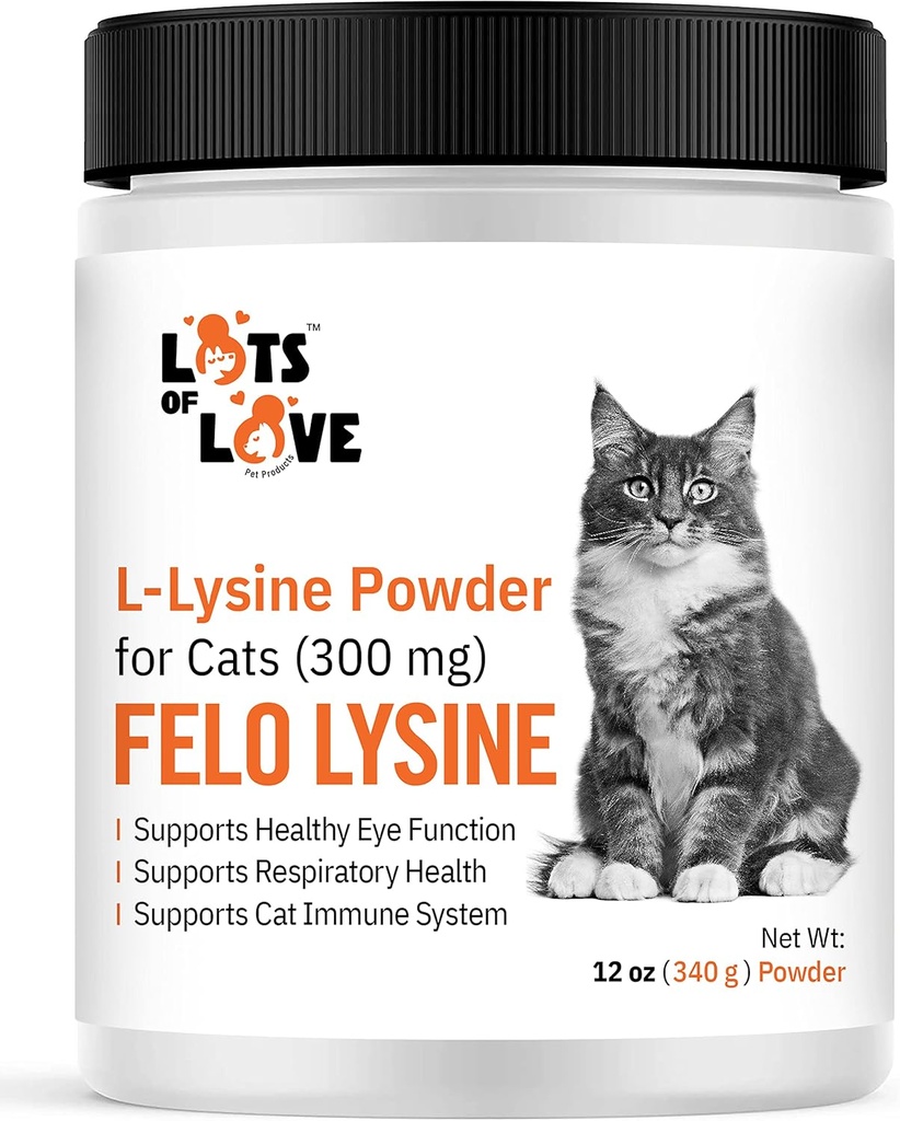 FELO LYSINE - L-Lysine pulbere pentru pisici 300 mg (Thomas Pet Anterior), 12 oz