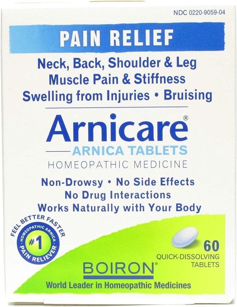 Boiron Arnicacare Arnica Tablets 60 ea (Pachet de 3)